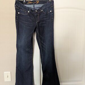 Seven for all Mankind Low Rise Flare Women's Jeans Size 29 Long